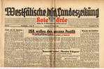 Drittes Reich / Westfalen 17.2.1943 Westf&auml;lische Landeszeitung Rote Erde... 18,00 EUR  + 12,00 EUR frais d'envoi