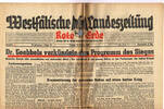 Drittes Reich / Westfalen 19.2.1943 Westf&auml;lische Landeszeitung Rote Erde... 18,00 EUR  + 12,00 EUR frais d'envoi