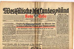 Drittes Reich / Westfalen 22.2.1943 Westf&auml;lische Landeszeitung Rote Erde... 18,00 EUR  + 12,00 EUR frais d'envoi