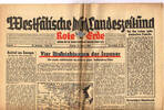 Drittes Reich / Westfalen 26.2.1943 Westf&auml;lische Landeszeitung Rote Erde... 18,00 EUR  + 12,00 EUR frais d'envoi