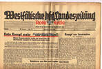Drittes Reich / Westfalen 19.5.1943 Westf&auml;lische Landeszeitung Rote Erde... 18,00 EUR  + 12,00 EUR frais d'envoi