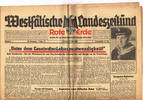 Drittes Reich / Westfalen 21.5.1943 Westf&auml;lische Landeszeitung Rote Erde... 18,00 EUR  + 12,00 EUR frais d'envoi