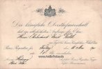 Bayern Einladung/Der königliche Obersthofmarschall hat im allerhöchsten Auftrage d.Ehre -