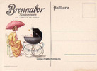 Deutsches Reich Reklamekarte/Brennabor Kinderwagen sind weltberühmt und unerreicht -