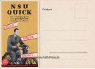 Neckarsulm(7107) Reklamekarte/NSU QUICK/NSU D-Rad Vereinigte Fahrzeugwerke A.G. Neckarsulm -