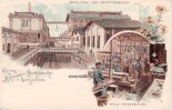 Salzuflen Reklamekarte - Lithographie/Gruss von Hoffmann\'s Stärkefabriken in Salzuflen. -