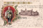 Sachsen Ansichtskarte/1873 23.April 1898 Zum 25 jährigen Regierungs-Jubiläum..... -