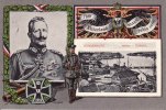 Sonderburg Ansichtskarte/Lieb\' Vaterland magst ruhig sein! Sonderburg. Hafen-Einfahrt. -