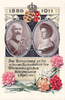 Württemberg Privatposrkarte / 1886-1911 / Zur Erinnerung an die silberne Hochzeitsfeier des... -