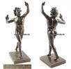 Neapel/Italien Bronzestatute eines tanzenden Faun / Bezeichnet: Musée de Naples -