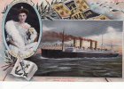 Deutsches Reich 1907 Ansichtskarte/Norddeutscher Lloyd, Bremen/Schnelldampfer Kronprinzessin... 2