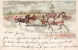 Deutsches Reich Litho/Trabrennen -