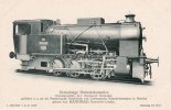 Hannover-Linden Ansichtskarte/Postkarte/Hanomag/Dreiachsige Hüttenlokomotive -