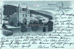 Rippoldsau Litho/Gruss aus Rippoldsau./Gasthof zum Erbprinzen./Klosterle. -