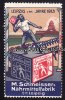 Leipzig Reklamemarke/M. Schmeissers Nährmittelfabrik/Leipzig im Jahre 1913 -
