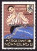 Nürnberg Reklamemarke/Heroldwerk Nürnberg 8/Heroldnadeln/Überall zu haben -