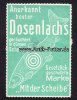Deutsches Reich Reklamemarke/Anerkannt bester Dosenlachs/<i>Mit der Scheibe</i> -