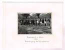 Vohren/Warendorf Fotoalbumblatt mit Foto/Raubmord in Vohren 1951 Beerdigung der Ermordeten -