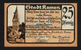 Kamen 25 Pfg 1920 Stadt 1