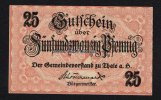 Thale 25 Pfg. 1918 Stadt 1