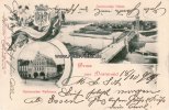 Dortmund Ansichtskarte/Postkarte/Gruss aus Dortmund/Dortmunder Rathaus./Dortmunder Hafen. -