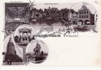 Dortmund Litho/Gruss von der roten Erde/Dortmund, d/Kronenburg-Saal./Luisen-Denkmal./... -