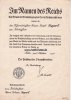 Deutsches Reich/Köln Mitteilung und Anstellungsurkunde für den Hilfspostschaffner zum Postschaffner.. -