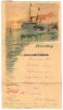 Deutsches Reich/Magdeburg Werbe- Klappkarte/Joh. Gottl. Hauswaldt/Speisefolge/S.M. Yacht "Hohenzollern" -