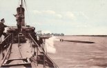 Deutsches Reich Ansichtskarte/Postkarte/Deutscher Flotten-Verein/Abfeuern eines Torpedos von ... -