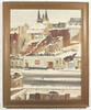 Essen? O.J. Ölbild/Ölgemälde/Trümmer im Winter/Maler mir unbekannt 1-2