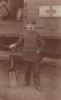 Deutsches Reich Fotokarte/Rotes Kreuz/Heizer eines Lazarettzuges -