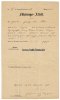 Apenrade Führungs-Attest d. Gefreiten Otto Hinz, Schleswigsches Infanterie-Regiment No.84 -