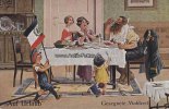 Deutsches Reich Künstler-Ansichtskarte/Postkarte/Arthur Thiele/"Auf Urlaub"/Gesegnete Mahlzeit -