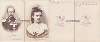 Preussen/Anhalt-Dessau Carte de visite / CdV / Prinzessin und Prinz Friedrich Carl von Preussen -