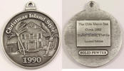 USA / Florida / Marco Island Tragbare Zinnmedaille / Christmas Island Style / The Olde Marco Inn Circa 1883 -