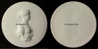 Berlin Porzellan Medaille / Plakette / Königin Luise / KPM / Nach Leonhard Posch... -