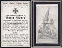 Deutsches Reich / Löllinghausen Totenzettel / Sterbebild / Anton Albers Grenadier im Inf. = Regt. Nr. 93 -