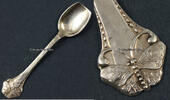 Kopenhagen / Dänemark Jugendstil / Schmetterlingsbesteck / Sommervogel / Sommerfugl / Salzlöffel -