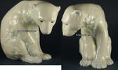 Porsgrunn / Telemark / Norwegen O.J. Gro&szlig;er Eisb&auml;r / Porzellan / Porzell... 160,00 EUR  + 15,00 EUR frais d'envoi