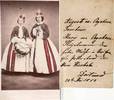 Preussen/Dortmund Carte de visite / CdV / Kabinettphoto / Auguste von Oeynhaus und Marie von ... -