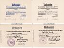 Drittes Reich/Braunschweig 4 Urkunden/Ursula Troch/2x Kurzschrift-Prüfungsschreiben / 1x Schülerwettbewerb... -
