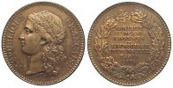 Frankreich Medaille/Weltausstellung Paris 1878,von Barre -