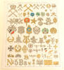 Deutsches Reich Musterblatt d. Firma Steinhauer & Lück, Lüdenscheid / Handwerker-u. Vereins-Abz. -