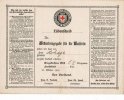 Preußen Urkunde Geburtstagsgabe für die Kaiserin-Lüdenscheid -