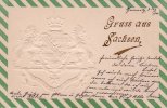 Sachsen Ansichtskarte,Gruss aus Sachsen -