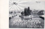 Schweiz/Genf Werbe-Karte/LA MOTOSACOCHE IST DIE KÖNIGIN DER RADMOTORE -