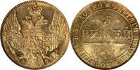 Russia 5 Roubles Russia 1841 CПБ-AЧ Nicholas I 5 Roubles NGC MS-64 -