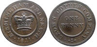 GRANDE BRETAGNE PENNY 1811 BIRMINGHAM and NEATH - CROWN COPPER COMPANY VZ 70,00 EUR  + 5,74 EUR frais d'envoi