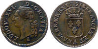 FRANCE Sol 1791 A Louis XVI 1774-1793  1er semestre VZ 100,00 EUR  + 5,74 EUR frais d'envoi