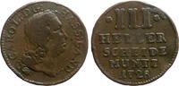 HESSEN-KASSEL III Heller 1728 Karl 1670-1730 S-SS 30,00 EUR  + 3,28 EUR frais d'envoi